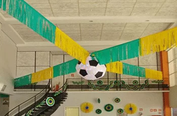 decoração da Copa do Mundo