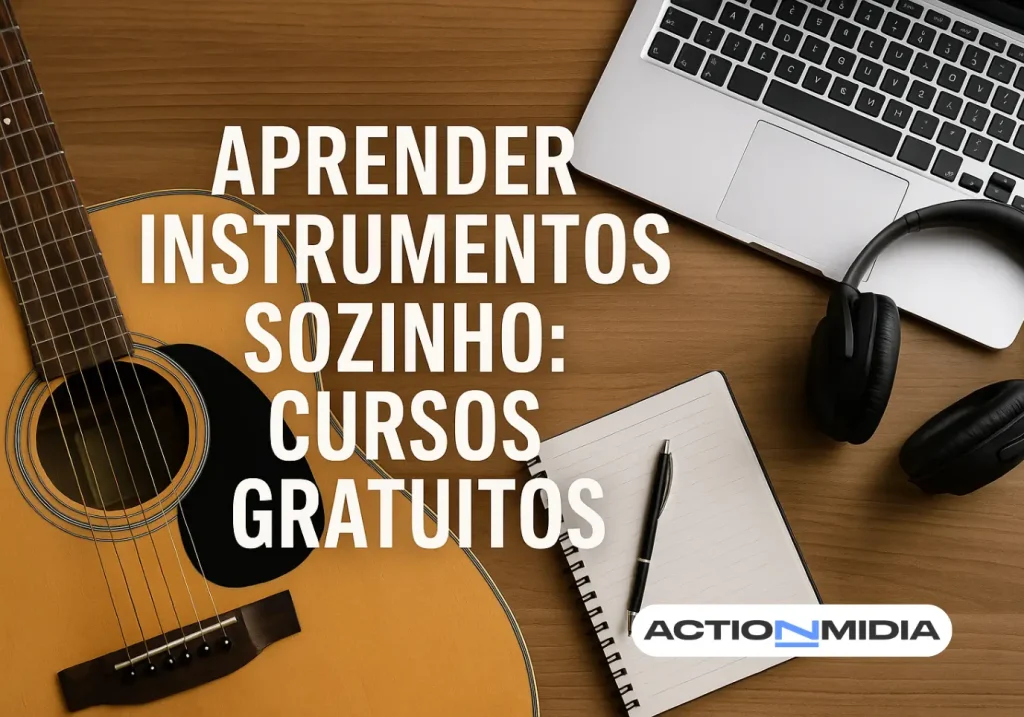 Aprender instrumentos sozinho: Cursos gratuitos - Action Midia