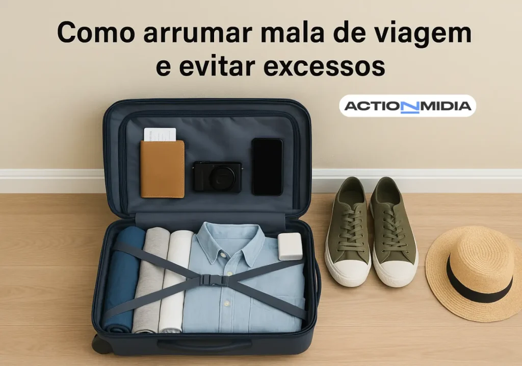Como arrumar mala de viagem e evitar excessos - Action Midia