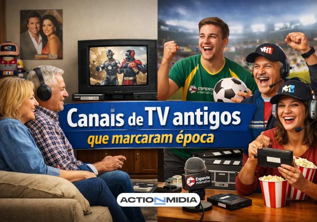 Canais de TV antigos que marcaram época - Action Midia