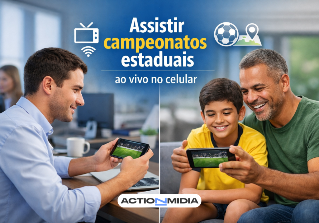 Assistir campeonatos estaduais ao vivo no celular - Action Midia